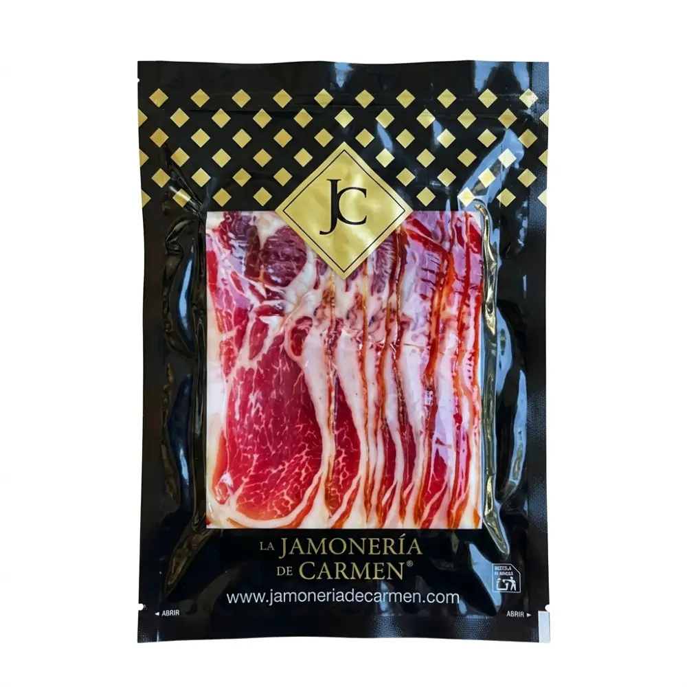 10 Sobres de paleta de cebo ibérica 50% (100g.) Cortado a maquina