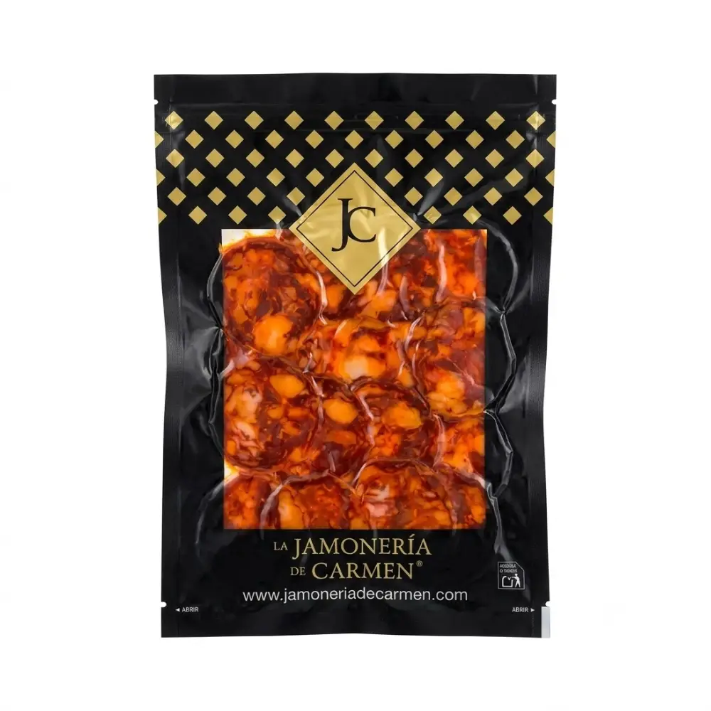 5 sobres de chorizo ibérico de bellota campaña (100g.)